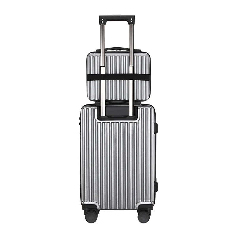 14"20"24"Travel Cabin Suitcase Trolley Rolling Luggage Sets 3 Pieces Makeup Bag With Wheels Carry On Boarding Case