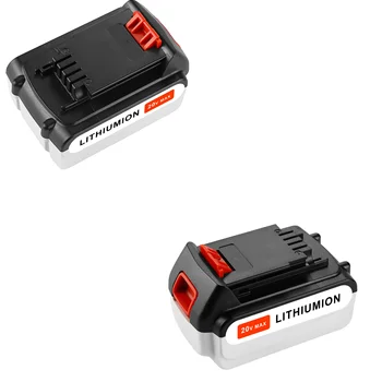 

2PCS 20V 6000mAh Li-ion Power Tool Replacement Battery for BLACK & DECKER LB20 LBX20 LBXR20 LB2X4020-OPE high quality