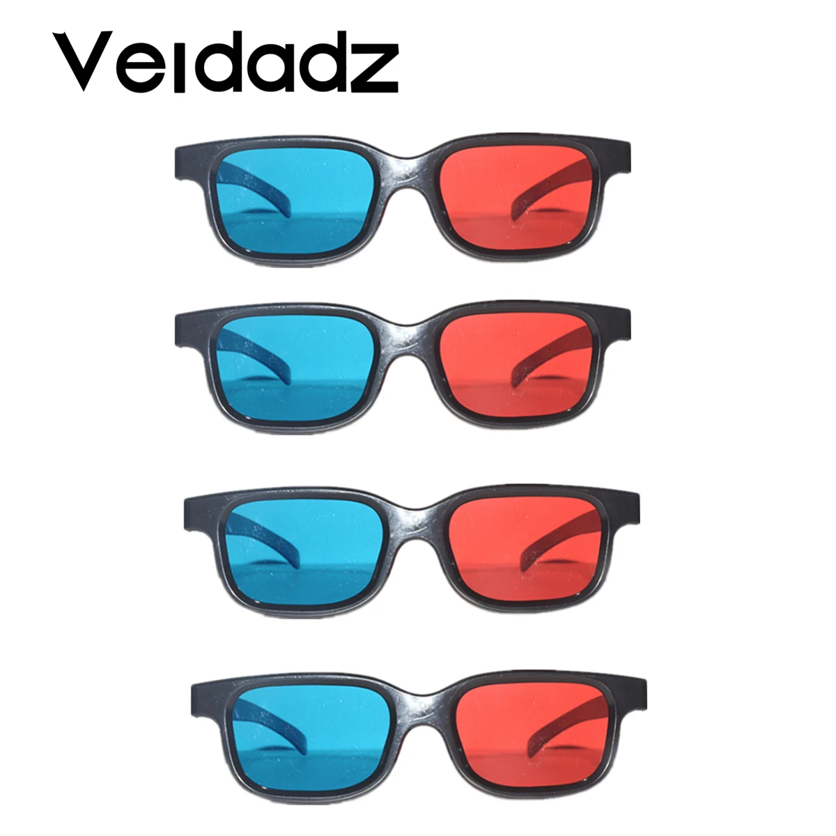 Видеопроектор VIEDADZ красные и синие 3d очки для телевизора очки|Аксессуары