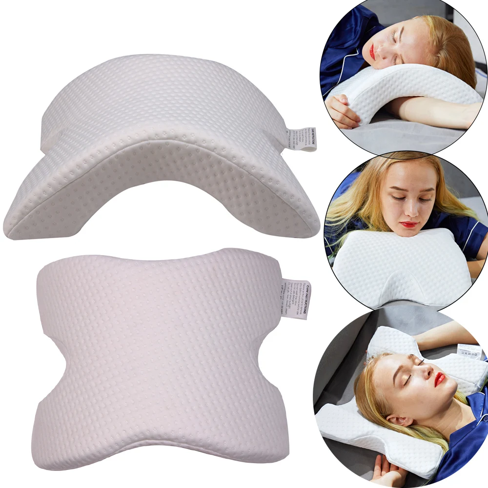

6 In 1 Slow Rebound Pressure Pillow Memory Foam Neck Pillow Car Travel Pillow Neck Relaxer Hand release Pressure Numb Pillows