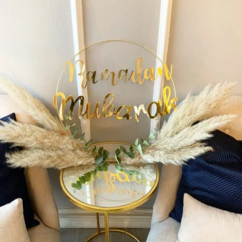 

Ramadan Decoration Metal Hoop Iron Wreath Hoop Islamic Muslim Holiday Party Ramadan Kareem Eid Mubarak Home Decoration Balloons