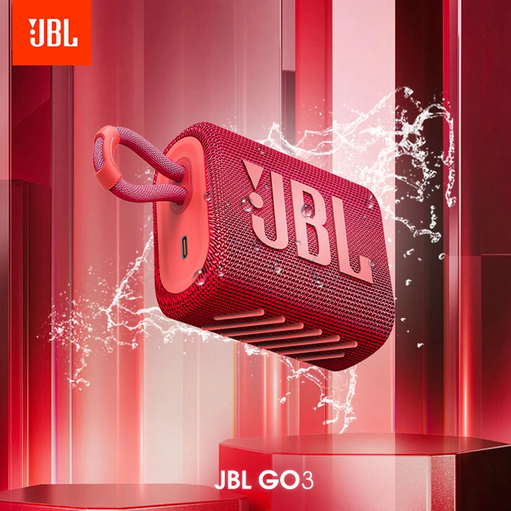 JBL Go 3 Portable Bluetooth Waterproof 