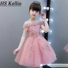 Платье с цветочным узором для девочек; короткое платье с открытыми плечами для первого причастия; рождественское праздничное платье с цветами