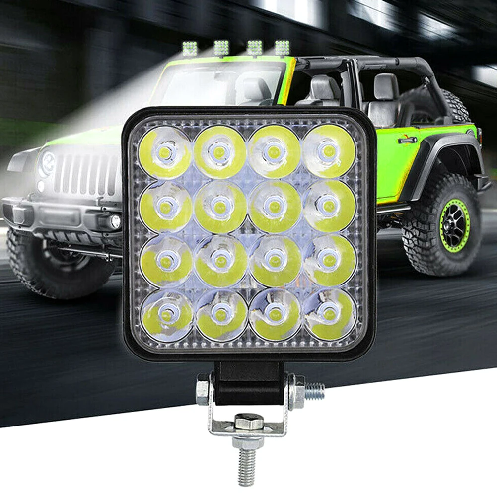Светодиодный прожектор для внедорожника 4 шт. 12 В 48 Вт IP67 прожекторов 4x4
