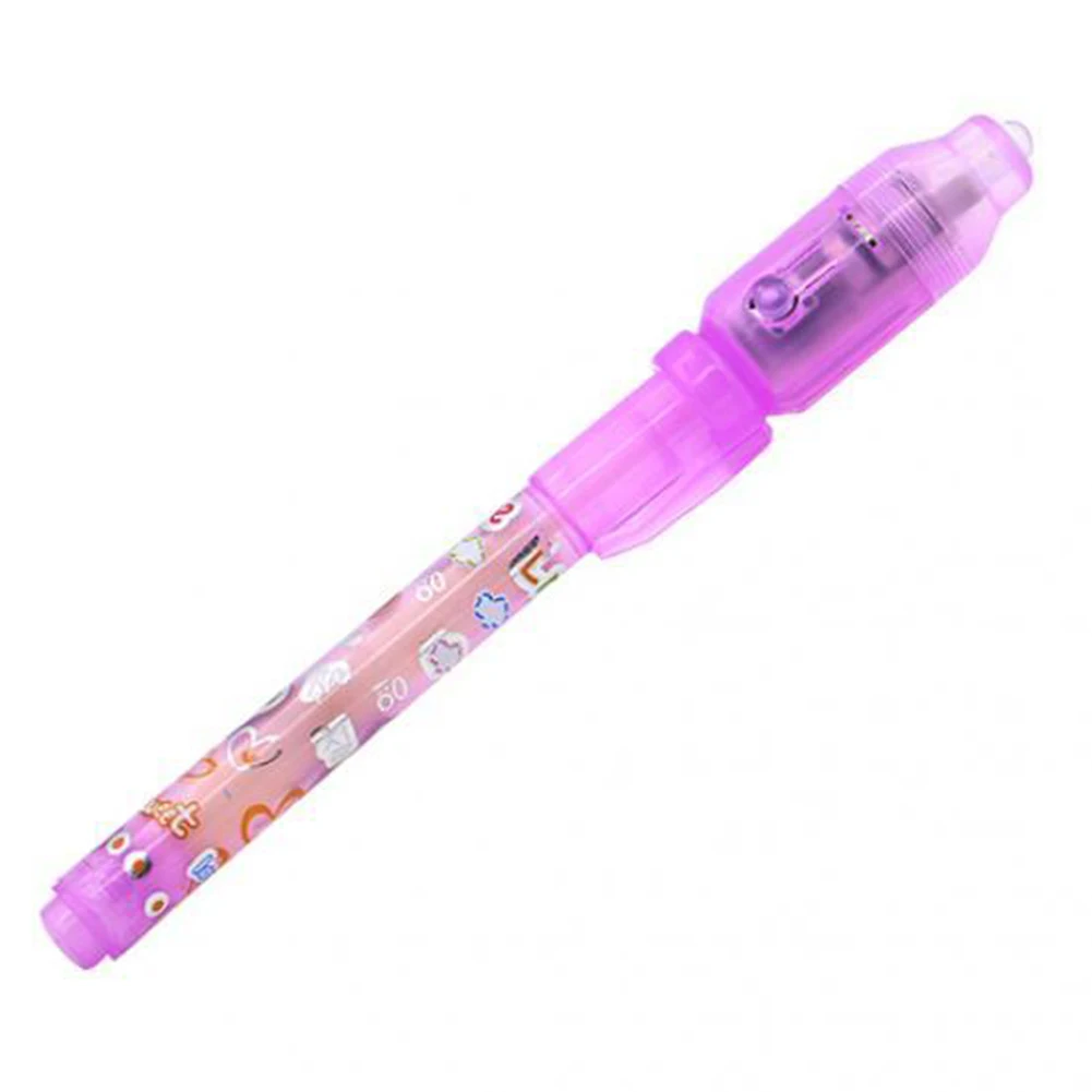 Creatived секретное сообщение ручка с невидимыми чернилами с ультрафиолетовый свет ребенок студенческий подарок