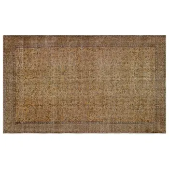 

Handmade Brown Vintage Overdyed Turkish Area Rug 159x263 Cm-5'3''X8'8''
