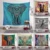Fuwatacchi Home Decor Слон Печати Настенный Гобелен Путешествия Кемпинг Шаблон Boho Гобелен Йога Коврик Спальные Гобелены