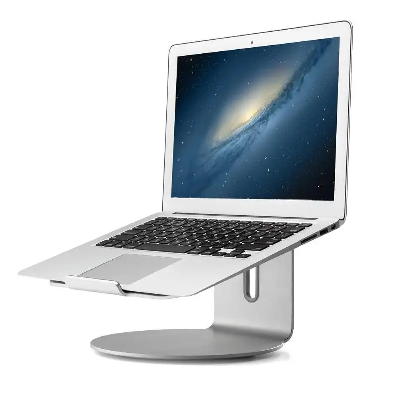 

Aluminum Laptop Stand Base 360 Rotation Laptops Heighten Holder Notebook Cooling Holder Support For 10-17 inch MacBook Pro Air