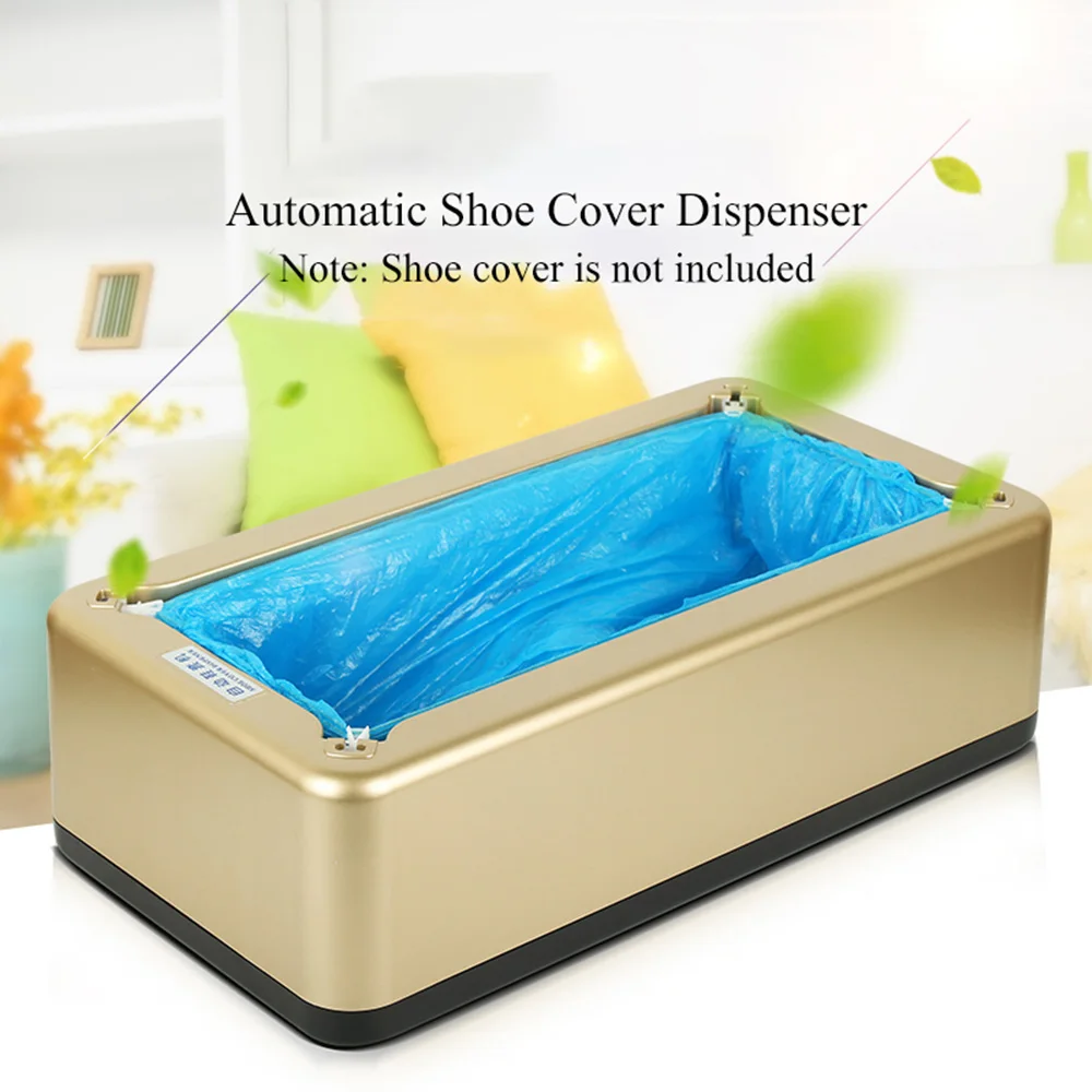 Automatic Shoe Cover Dispenser Machine Foot Disposable Bags Overshoes 