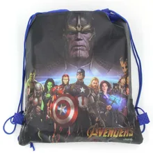 12 шт. мультфильм мешок шнурок для мальчика супер рюкзак с героем дети их вечерние сувениры, подарки