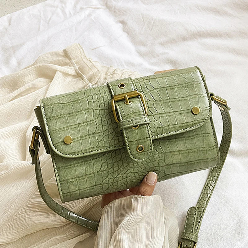 

Summer Crossbody Bags for Women 2020 PU Leather Belt Lock Purses and Handbags Designer Lady's Clutch Bag Messenger Shoulder Bag