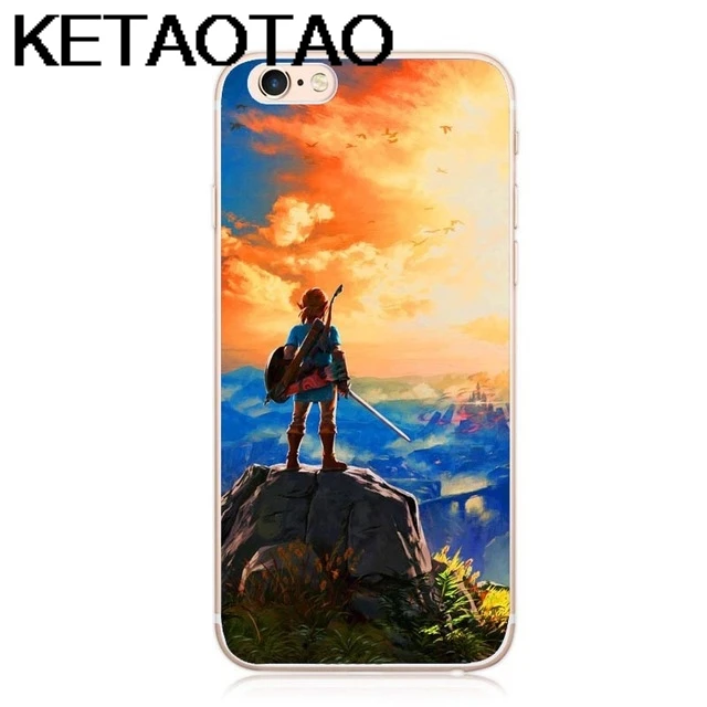 KETAOTAO легенда о Zeldas чехол для телефона s для iPhone 4S 5C 5S 6S 7 8 SE 5Plus XR XS Max чехол кристально чистый мягкий TPU чехол s - Цвет: Синий