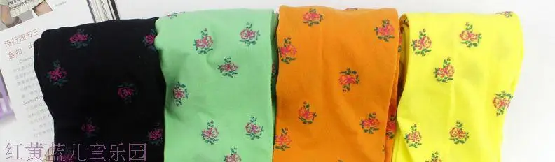 Korean-style Velvet Panty-hose for Kids Floral Jacquard Silk Stockings Girls Baby Socks