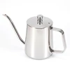350ml 600ml 304 Stainless Steel Long Narrow Spout Coffee Pot Gooseneck Kettle Hand Drip Kettle Pour Over Coffee With lid ► Photo 3/4