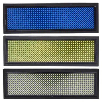 

AC 110-240V LED Name Badge Scrolling Message Tag 4 Character Sign Display