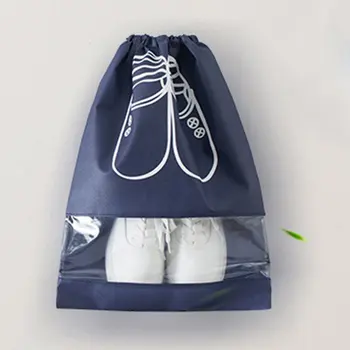 

Travel Shoes Bags for Women Dustproof Cover Shoes Bags Non-Woven Travel Beam Port Shoes Storage Bags