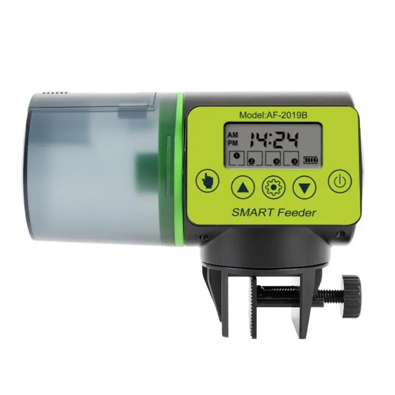 

LCD Aquarium Automatic Feeder Large Capacity Intelligent Timing Feeding Device
