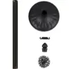 VEVOR 4pcs 6pcs Plastic Stanchion Outdoor Queue Barrier C-Hooks Fillable Base with 39Inch Plastic Chain for Access Crowd Control 5