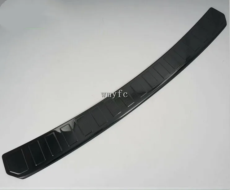 External black 1pcs Защитная пластина заднего бампера из нержавеющей стали, обшивка хвоста для Subaru Forester, Стайлинг автомобиля - Цвет: External black 1pcs