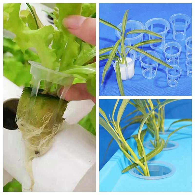 Net Pot 100pcs Garden Vegetable Soilless Grow Hydroponic Basket Multi-Size Aeroponics Plastic Planting Mesh Pot nursery pots plant propagation pots hydroponic plant pots plastic flowerpot