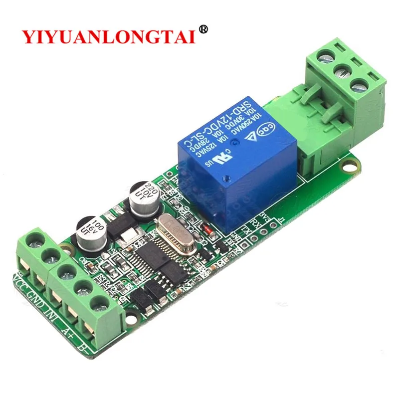 

1PCS Modbus-Rtu 1 channel 12V relay module 1 way switch input / output RS485 / TTL communication