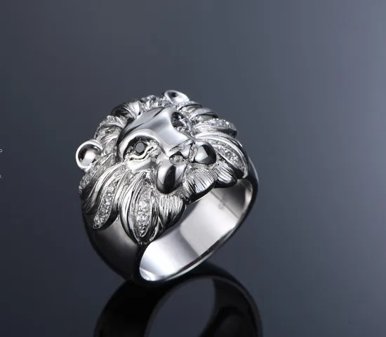 Мужское кольцо из серебра 100% пробы в европейском и американском стиле властное