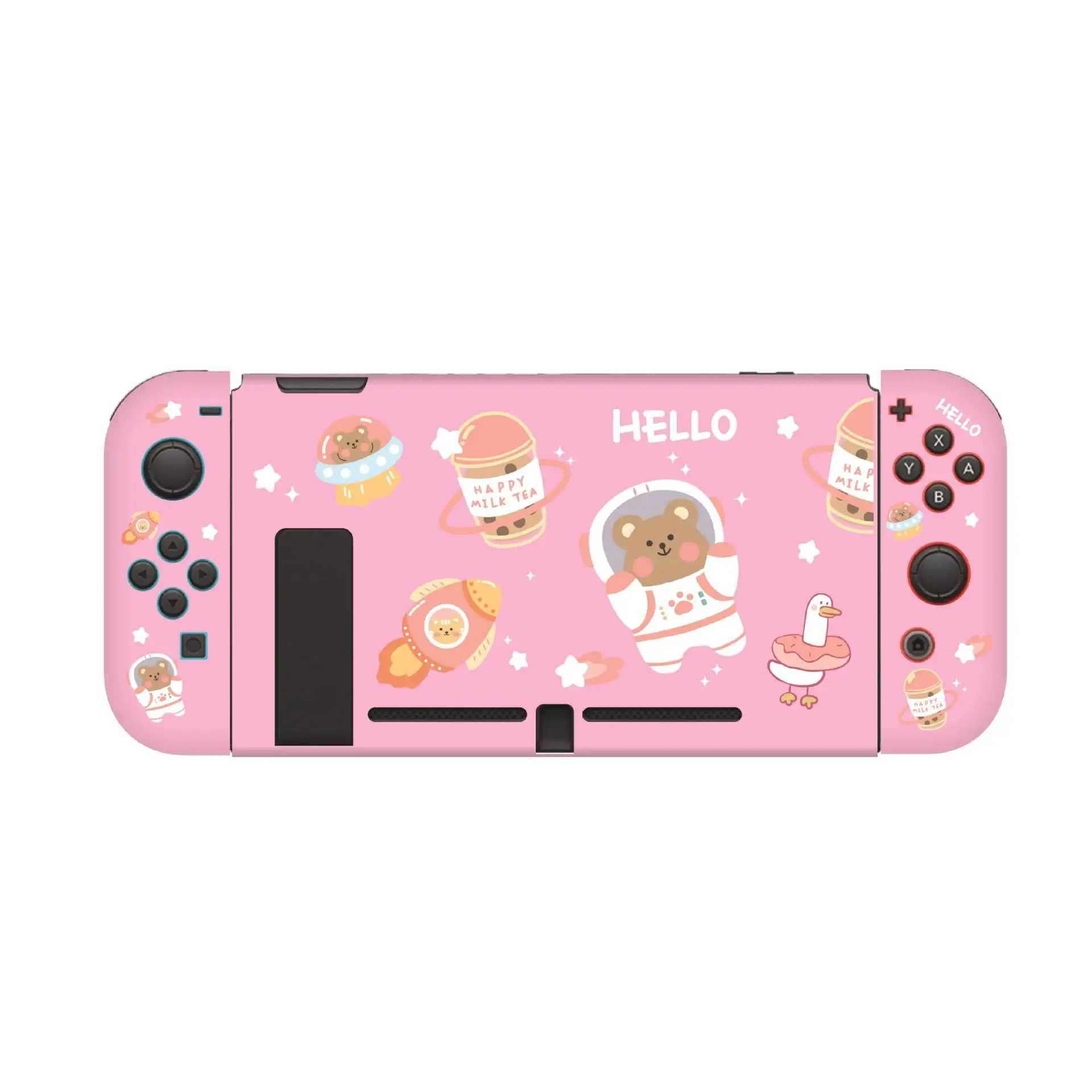 Kawaii Nintendo Switch Case Bear  Nintendo Switch Pink Bear Case - Case  Nintendo - Aliexpress