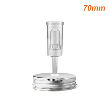 

DIY Home Vegetable Fermentation Lids Kit Fruit With Silicone Rings Easy Clean Tin Multifunction Kitchen For Mason Wide Mouth Jar