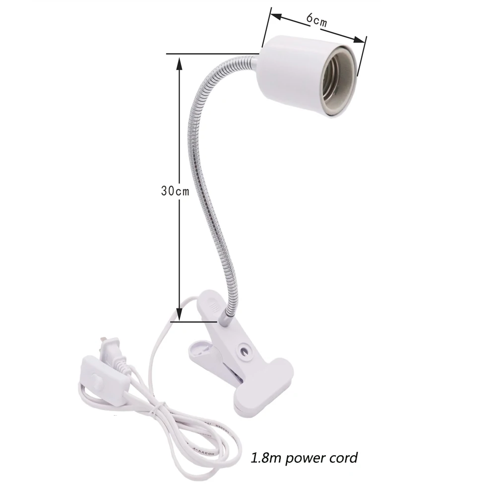 Reptile Heating Lamp Reptile Light Bulb Reptile Lamp Bulb Heating Lamp Bulb UVA/UVB E27 Pet Reptile Aquarium Heat Lamp Clip-on Bulb Adjustab Holder Tortoises Basking UV Heating Lamp Kit for Lizard Turtle