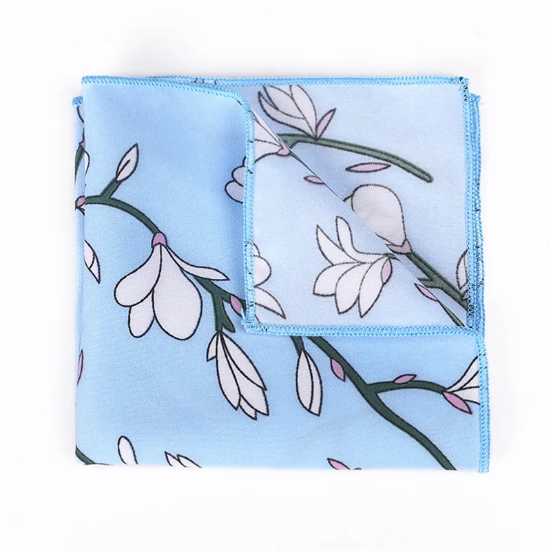 

Men's Printed Pocket Towel Floral Square Towel Men's Suit Handkerchief Wholesale Polyester Polyester Small Square Scarf