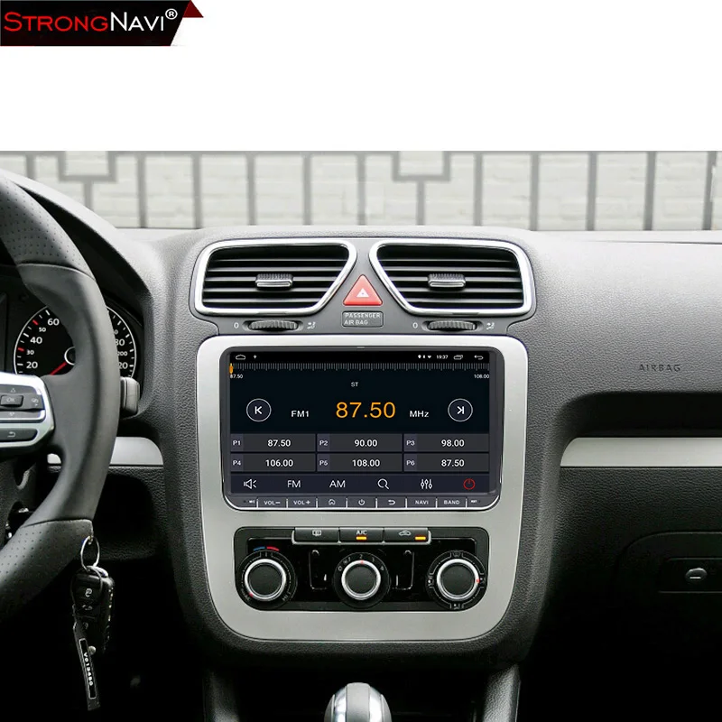 Clearance EU warehouses 9" Android 8.1 Car radio GPS Navigation for VW Skoda Octavia golf 5 6 touran passat B6 jetta polo tiguan WIFI BT 5