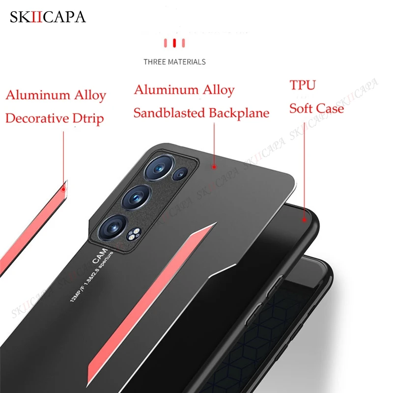 Custodia In Pelle Con Disco Per OPPO Reno4 Pro 5G - Colore Arancia