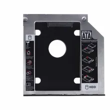 12.7mm SSD HDD sürücü Caddy alüminyum SATA 3.0 sabit disk kutusu muhafaza DVD adaptörü 2.5 SSD 2TB Laptop için CD-ROM(China)