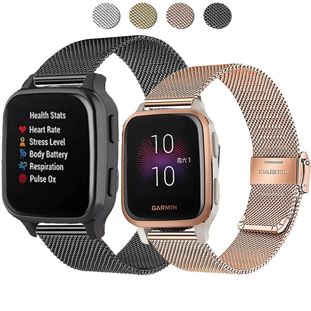 Silikon Armband Für Garmin Venu Sq - 20mm Wasserdichter Ersatzriemen