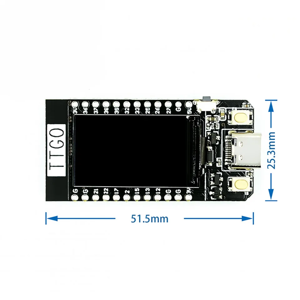 TTGO t-дисплей ESP32 WiFi Bluetooth модуль 1,14 дюймовые ЖК-платы