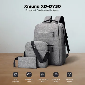 

3pcs/set USB Charging Backpack Oxford School Backpack for Teenager Fashion Student Shoulder Bag Laptop Bag Casual Travel Backbag