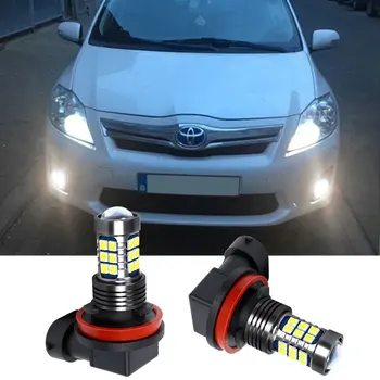 

2PCS H11 9006 HB4 H16 JP Car LED Fog Light Bulb DRL For Toyota Alphard Tundra Sequoia RAV4 PREVIA Highlander LANDCRUISER Camry