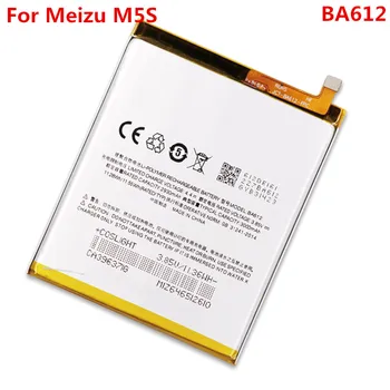 

Original Battery For Meizu M5S M612Q M612M BA612 3000mAh Replacement Li-ion Polymer Phone Battery Repair Parts