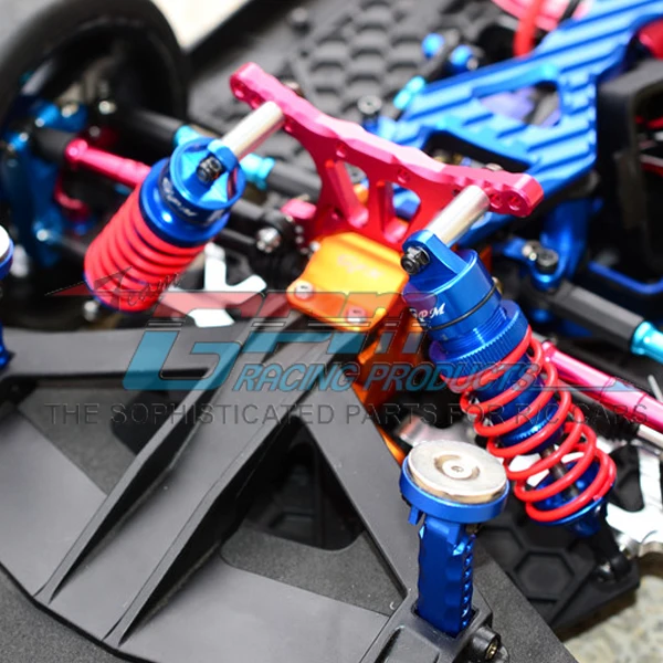 GPM алюминиевый сплав Передний+ задний амортизатор демпфер для TRAXXAS XO-1 1/7 4 шт. радиоуправляемая Игрушечная машина