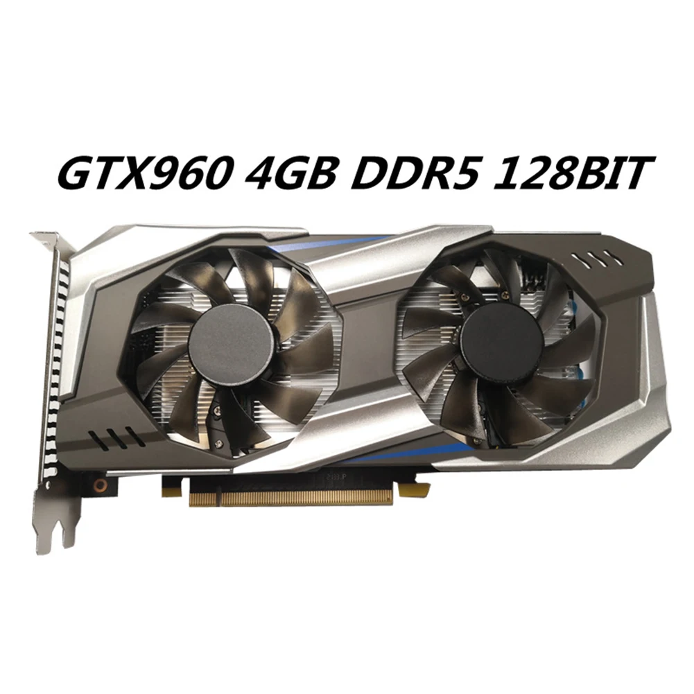 Оригинальная игровая видеокарта GTX960 4 ГБ GDDR5 128 бит NVIDIA с бриллиантом 16X двойным