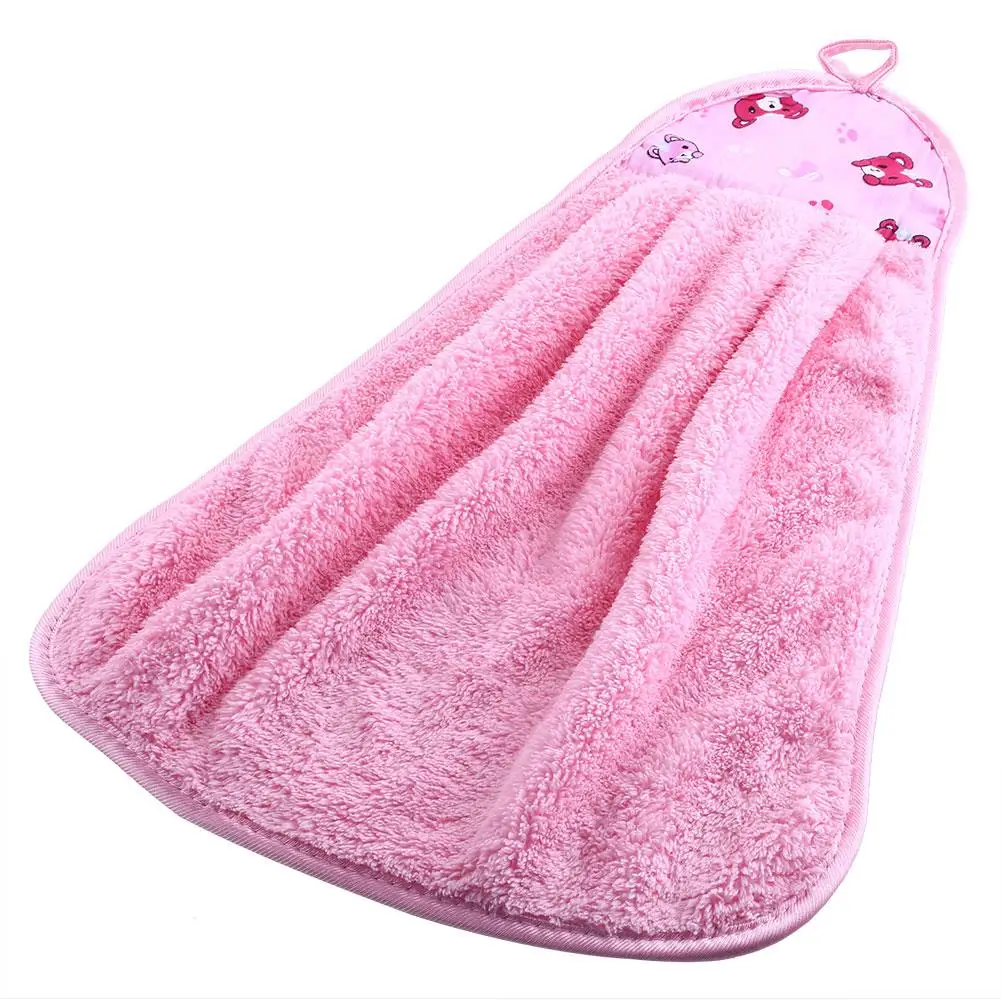 Pink Впитывающее мягкое полотенце из микрофибры для кухни и ванной, сухое полотенце для лица, 7 видов цветов - Цвет: Pink
