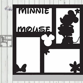 

Metal Cut Dies Stencils mouse for Scrapbooking Stamp/photo album Decorative Embossing DIY Paper Cards