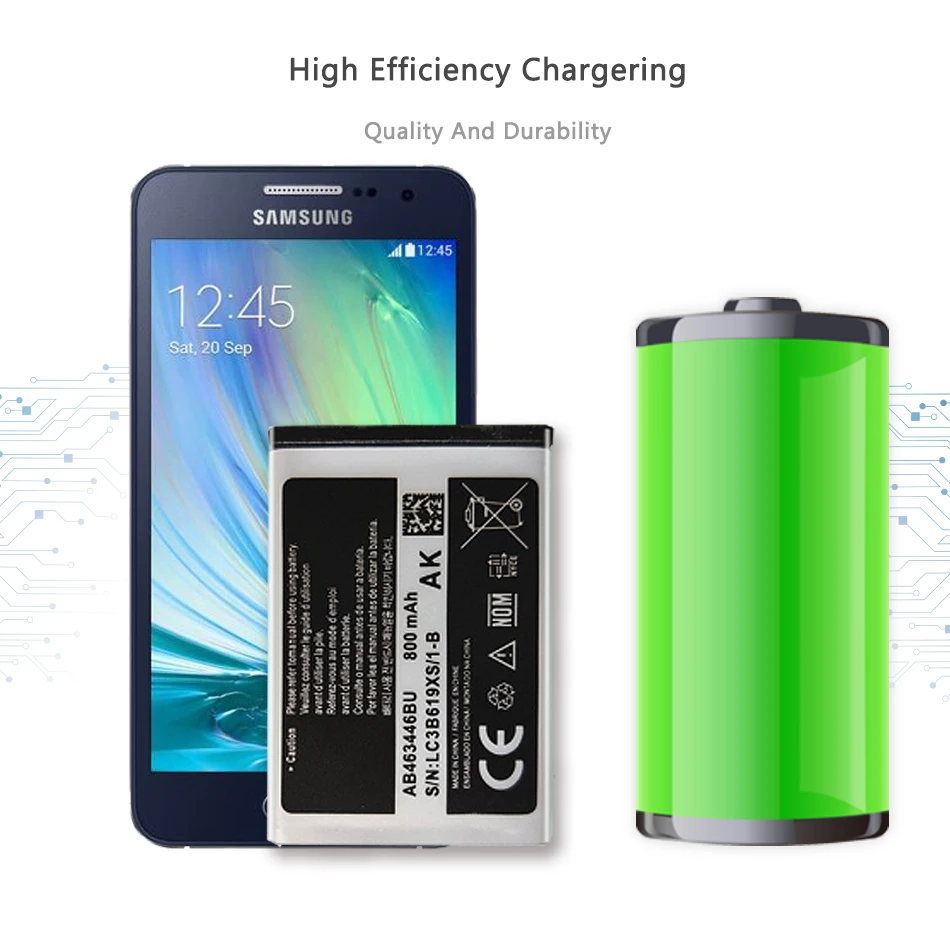 Battery For Samsung Gt-c3010/c3011/c3520/e1080/e1150/e1272/sgh-e250/e900/m620/x160/x200/x210  (ab463446bu/ab553446bu/ab043446be) - Mobile Phone Batteries - AliExpress
