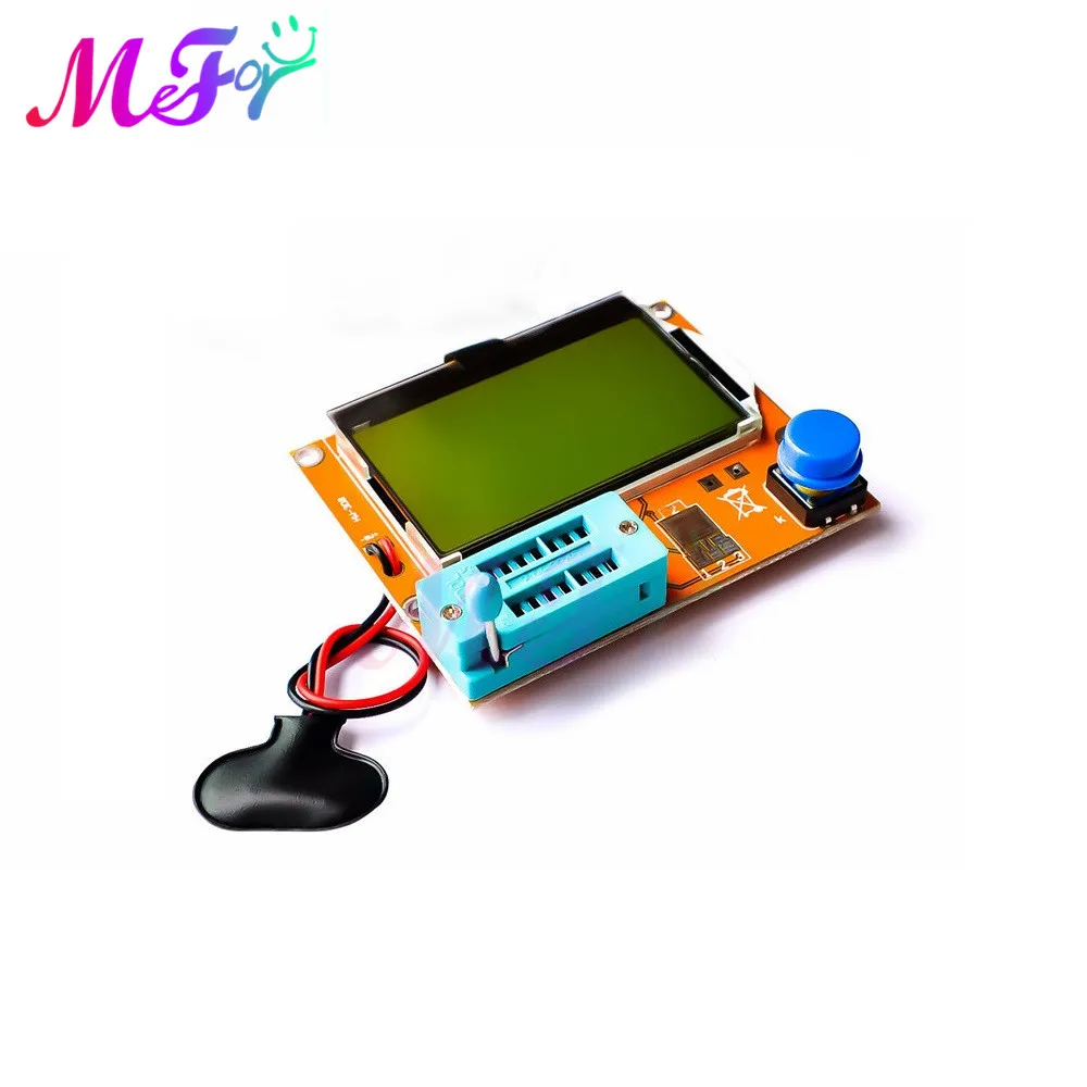 

Mega328 M328 LCR-T4 12846 LCD Digital Transistor Tester Meter Backlight Diode Triode Capacitance ESR Meter MOS/PNP/NPN L/C/R