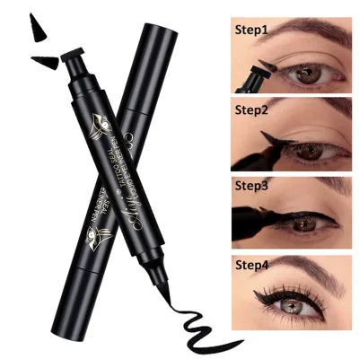 

Double-headed Seal Eyeliner Triangle Seal Eyeliner 2-in-1 Waterproof Eyeliner Makeup Tools