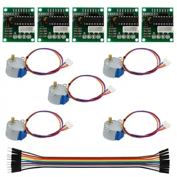 

5Pcs 5V Stepper Motor with ULN2003 Speed Driver Controller Board Cable Kit