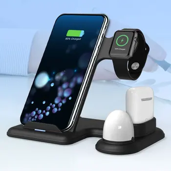 

Four-In-One Wireless Charger Mobile Phone Holder Pat Light Wireless Fast Charging Bracket Wireless Charger Bracket