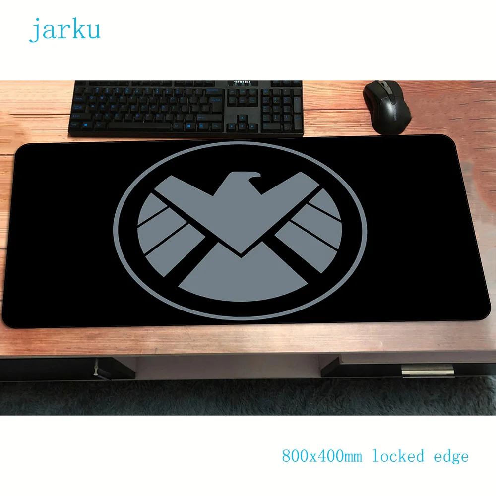S. H. I. E. L. D коврик для мыши, модный коврик для мыши, коврик для мыши, классный игровой коврик, подарок на Хэллоуин, геймер, 800x400x3 мм, коврик для мыши с клавиатурой