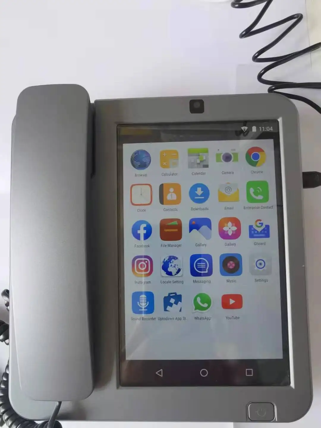 Стационарный смартфон 3G 4G SIM карта Android сенсорный экран видеозвонок телефон с Wi Fi