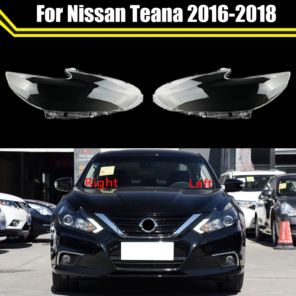 

Transparent Light Case For Nissan Teana 2016 2017 2018 ​Car Front Headlight Lens Cover Auto Headlamp Lampshade Glass Lamp Shell